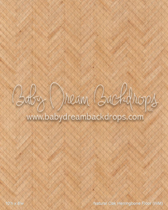 Natural Oak Herringbone Fabric Floor (WM)