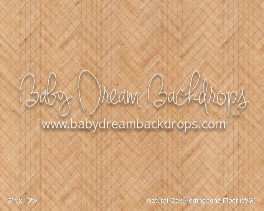 Natural Oak Herringbone Fabric Floor (WM)