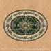 Natural Oak Herringbone with Evergreen Rug Fabric Floor (WM)