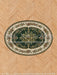 Natural Oak Herringbone with Evergreen Rug Fabric Floor (WM)