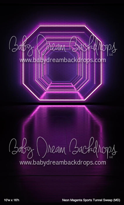 Neon Magenta Sports Tunnel Sweep (MD)
