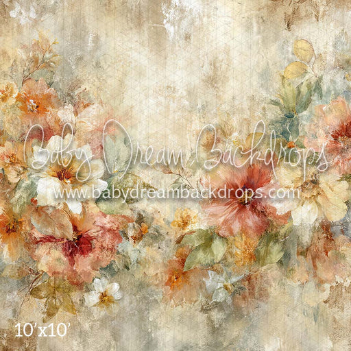 Neutral Grunge Florals (CM)