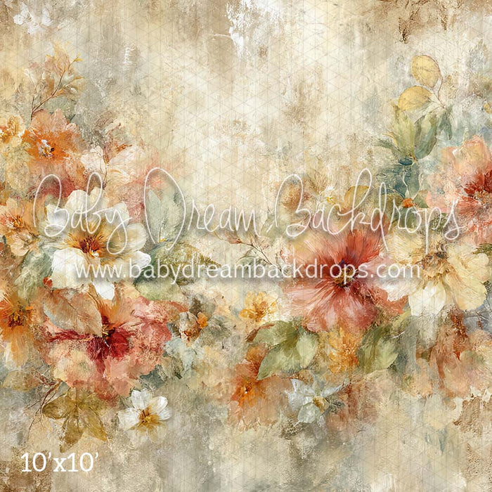 Neutral Grunge Florals (CM)