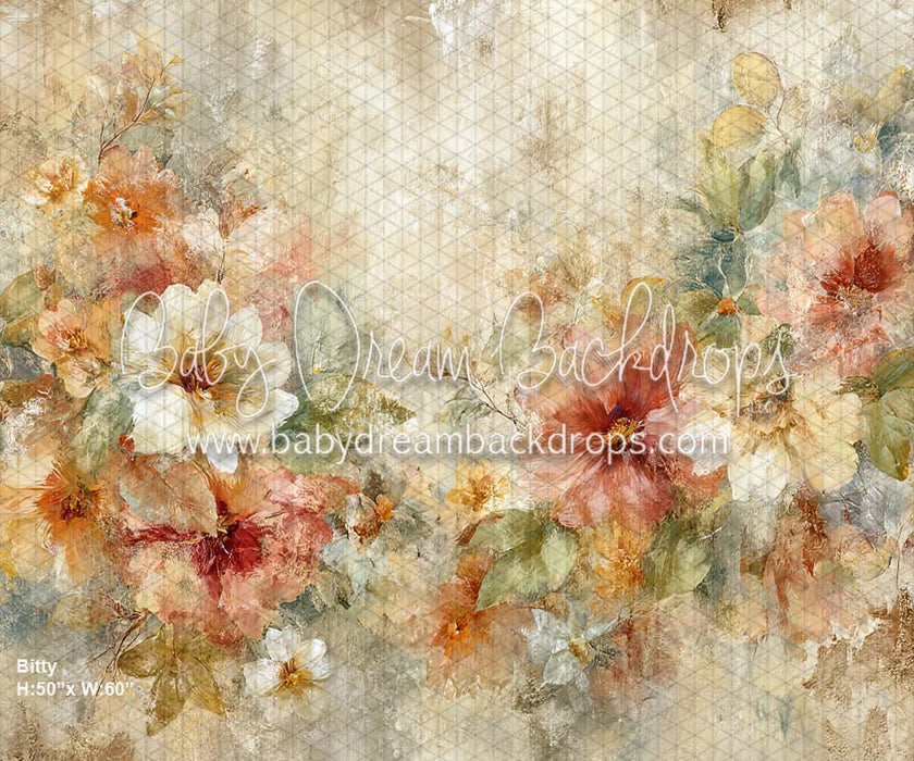 Neutral Grunge Florals (CM)