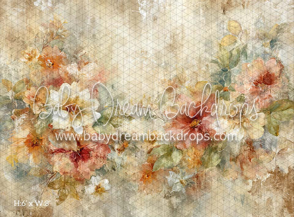 Neutral Grunge Florals (CM)