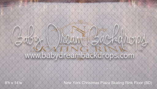 New York Christmas Plaza Skating Rink Fabric Floor (BD)