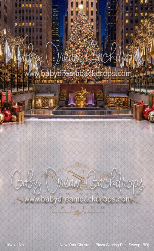New York Christmas Plaza Skating Rink Sweep (BD)