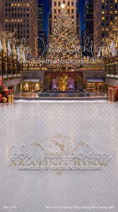 New York Christmas Plaza Skating Rink Sweep (BD)