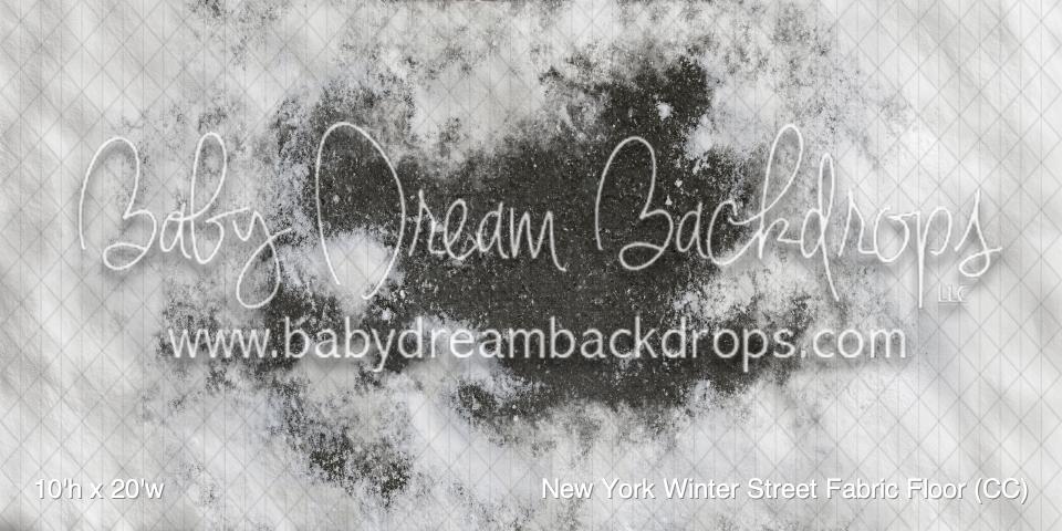 New York Winter Street Fabric Floor (CC)