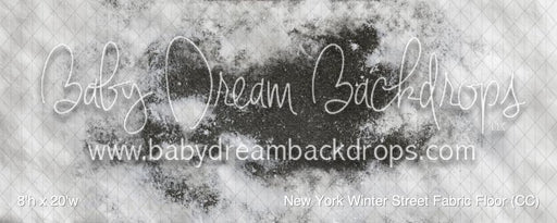 New York Winter Street Fabric Floor (CC)