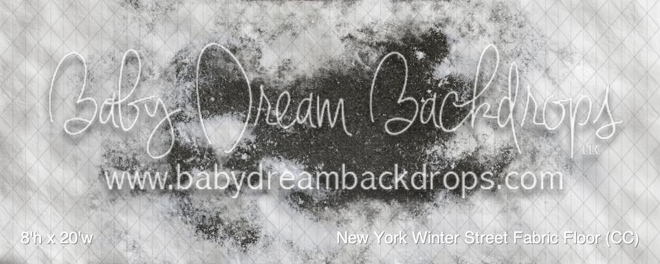 New York Winter Street Fabric Floor (CC)