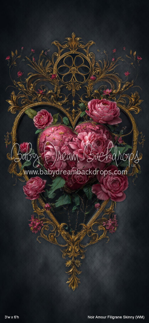 Noir Amour Filigrane Skinny (WM)