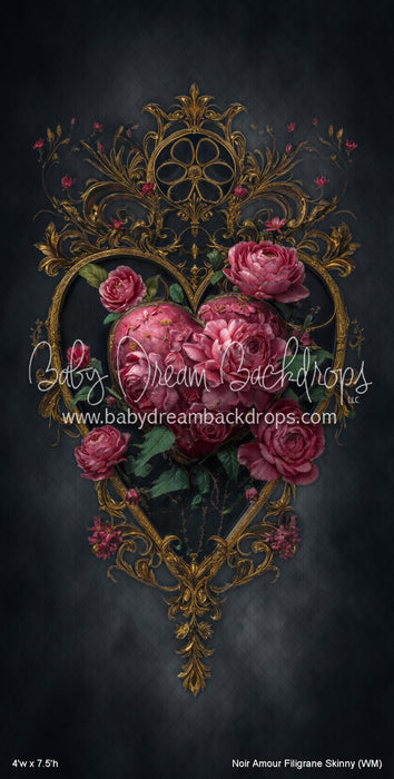 Noir Amour Filigrane Skinny (WM)