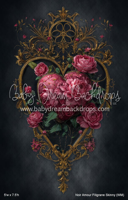 Noir Amour Filigrane Skinny (WM)