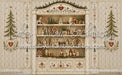 Nordic Folk Christmas Bookcase (WM)