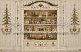 Nordic Folk Christmas Bookcase (WM)