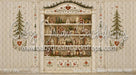 Nordic Folk Christmas Bookcase (WM)