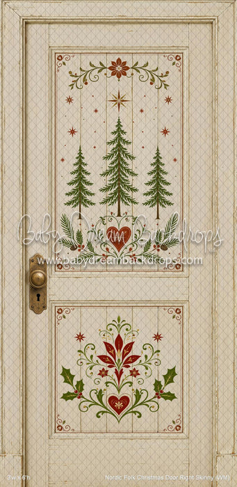 Nordic Folk Christmas Door Right Skinny (WM)