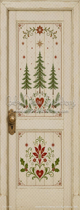 Nordic Folk Christmas Door Right Skinny (WM)