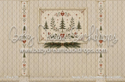 Nordic Folk Christmas Frame (WM)