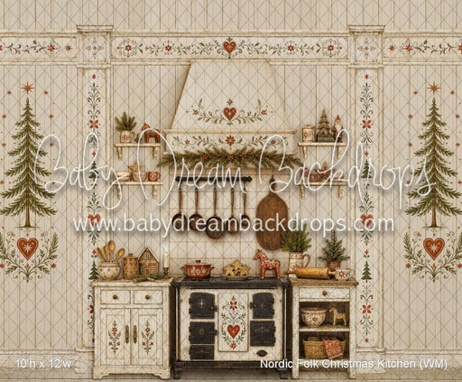 Nordic Folk Christmas Kitchen (WM)