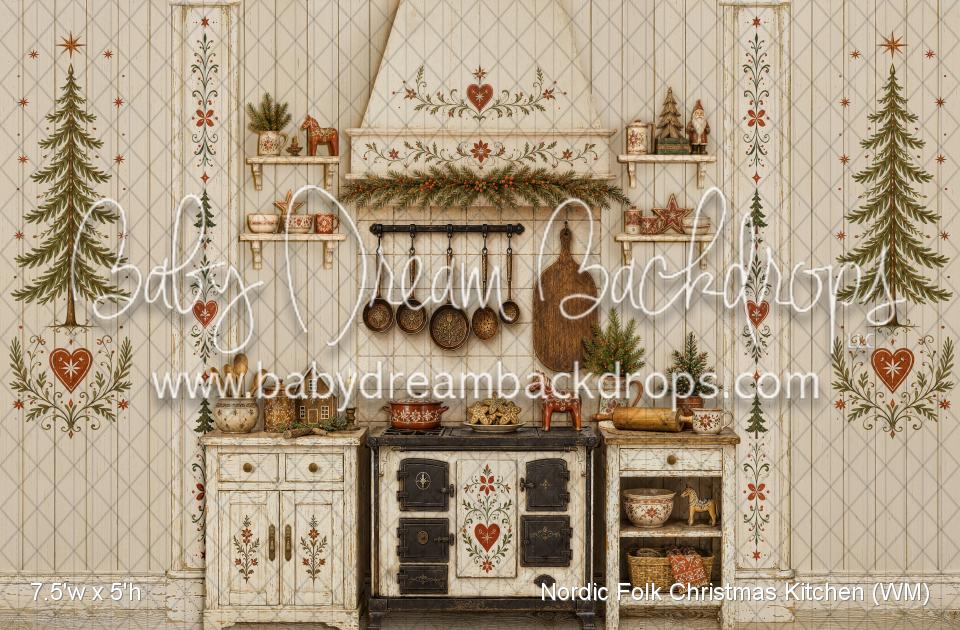 Nordic Folk Christmas Kitchen (WM)
