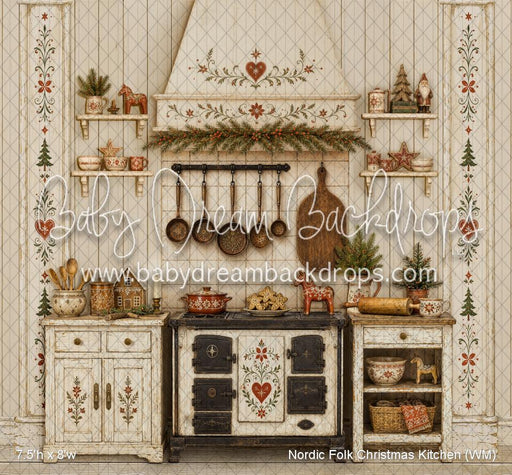 Nordic Folk Christmas Kitchen (WM)