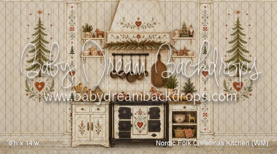 Nordic Folk Christmas Kitchen (WM)