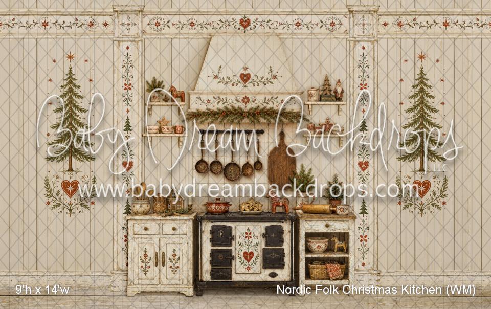 Nordic Folk Christmas Kitchen (WM)