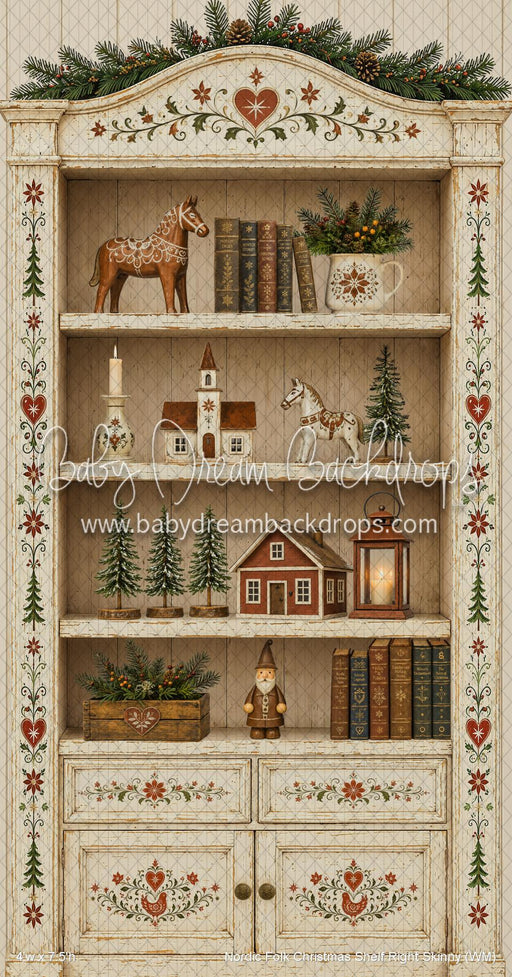 Nordic Folk Christmas Shelf Right Skinny (WM)
