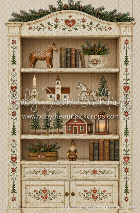 Nordic Folk Christmas Shelf Right Skinny (WM)
