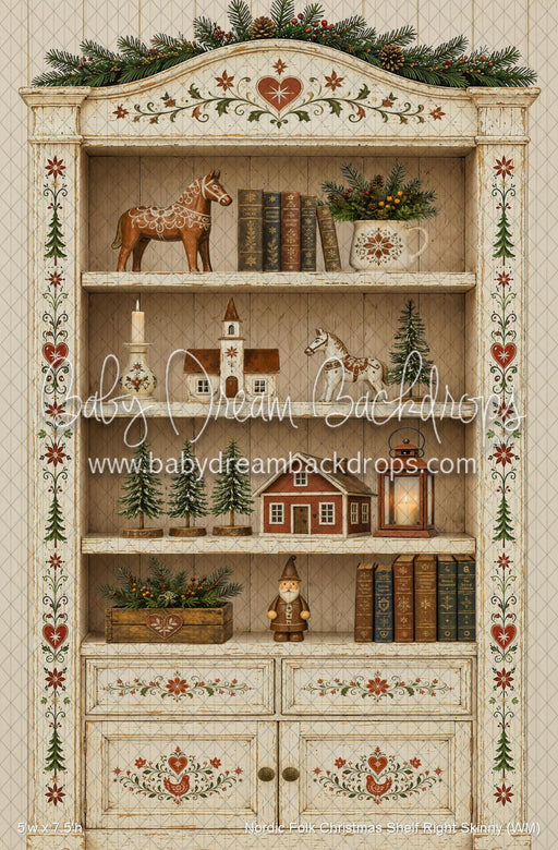 Nordic Folk Christmas Shelf Right Skinny (WM)