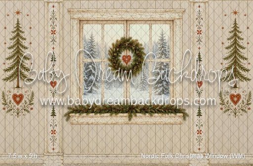 Nordic Folk Christmas Window (WM)