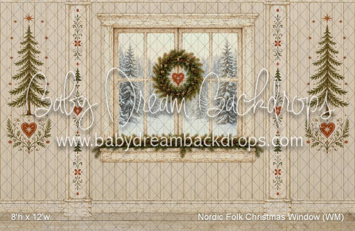 Nordic Folk Christmas Window (WM)