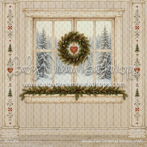 Nordic Folk Christmas Window (WM)
