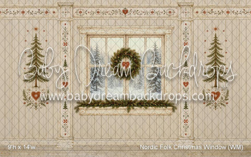 Nordic Folk Christmas Window (WM)