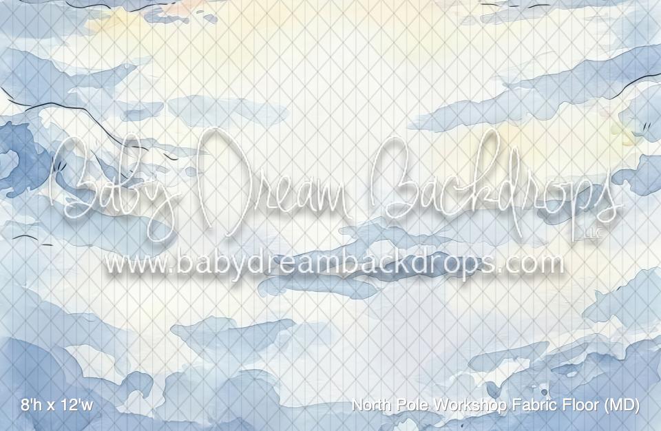 North Pole Workshop Fabric Floor (MD)