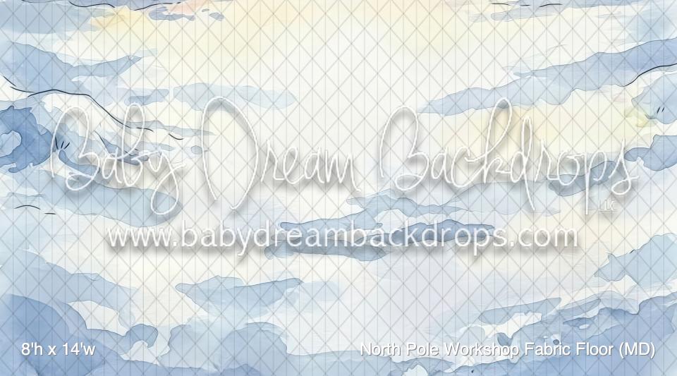 North Pole Workshop Fabric Floor (MD)