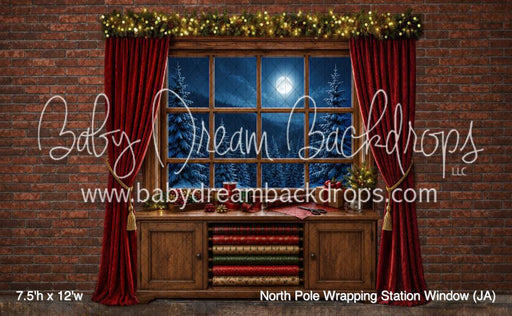North Pole Wrapping Station Window (JA)