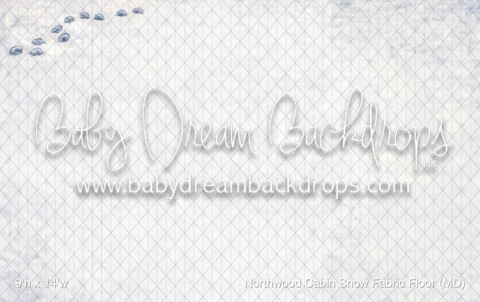Northwood Cabin Snow Fabric Floor (MD)