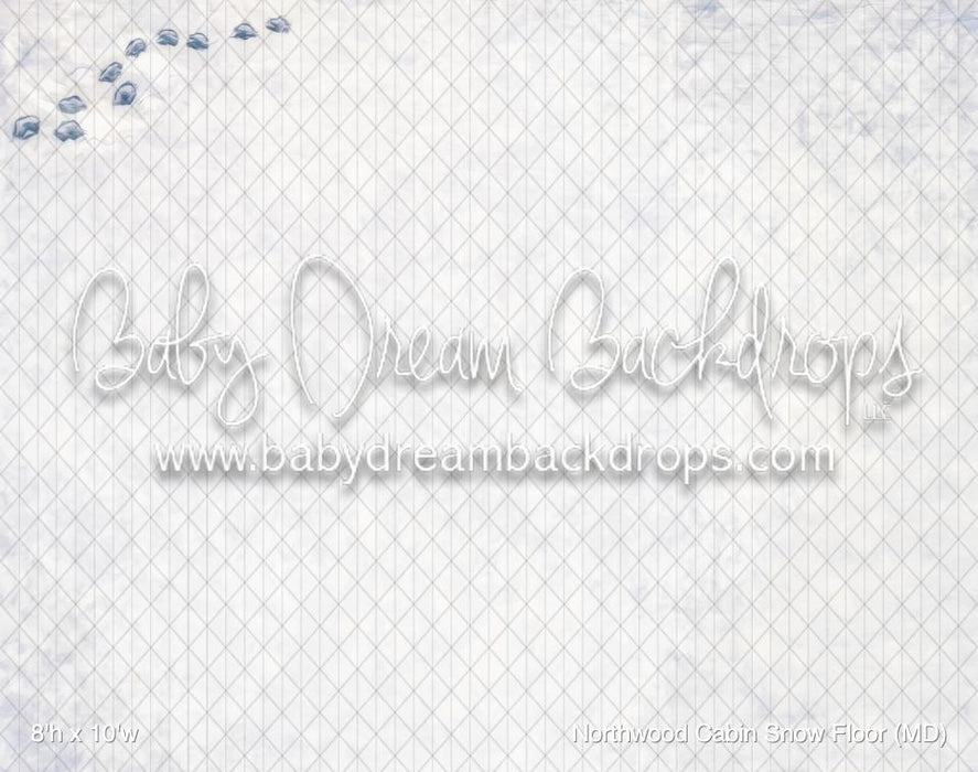 Northwood Cabin Snow Fabric Floor (MD)