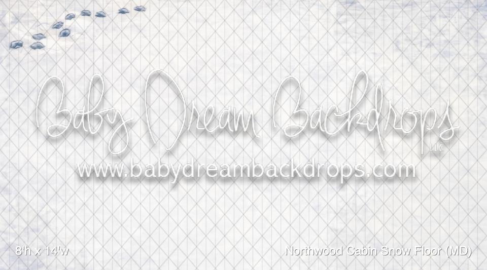 Northwood Cabin Snow Fabric Floor (MD)
