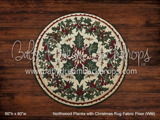 Northwood Planks with Christmas Rug Fabric Floor (WM)