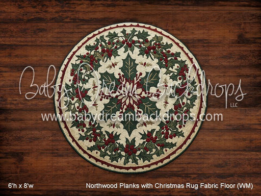 Northwood Planks with Christmas Rug Fabric Floor (WM)