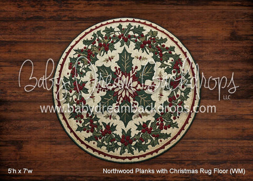 Northwood Planks with Christmas Rug Floor (WM)