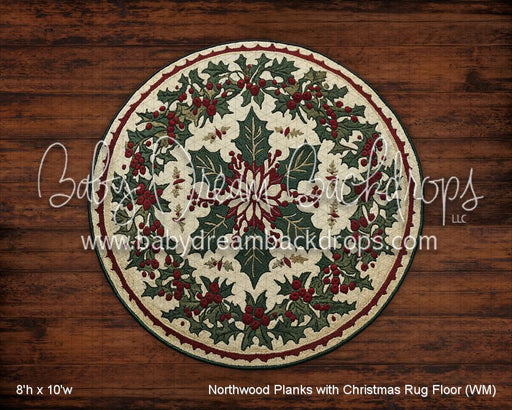 Northwood Planks with Christmas Rug Floor (WM)