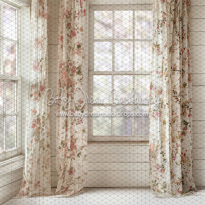 Nostalgia Shabby Cottage Window Left (CC)