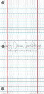 NoteBook Paper Skinny (VR) — Baby Dream Backdrops