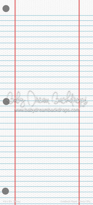 NoteBook Paper Skinny (VR)