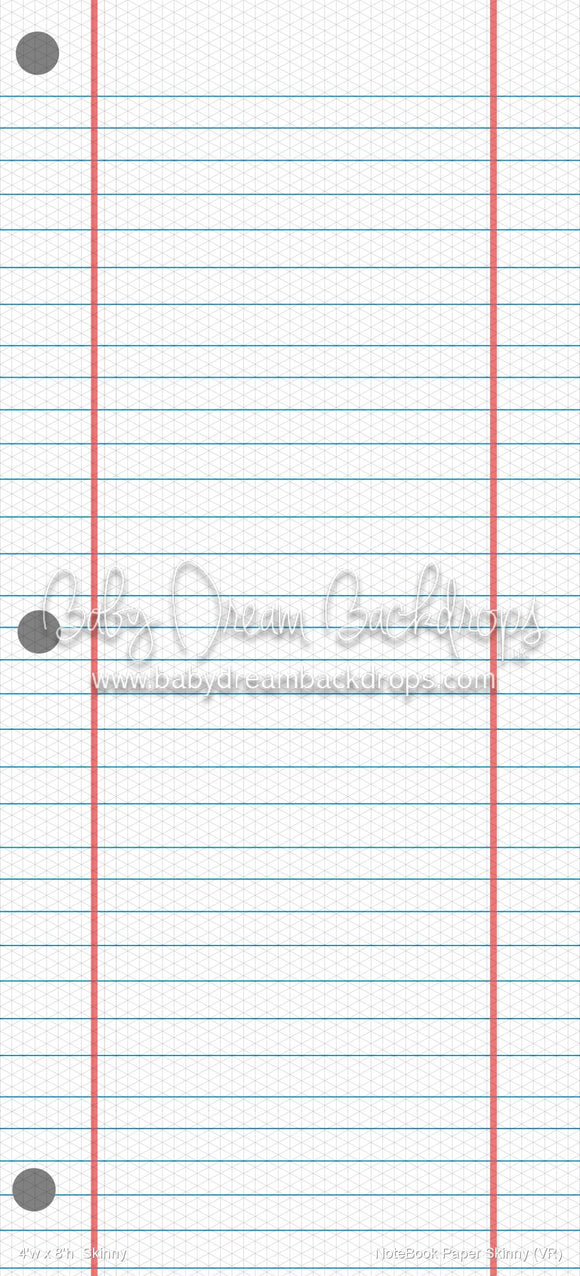 NoteBook Paper Skinny (VR)